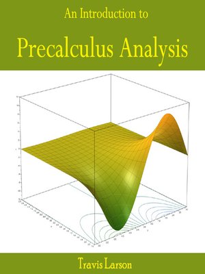 cover image of An Introduction to Precalculus Analysis